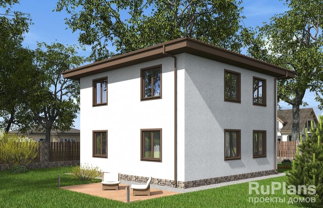 Двухэтажный дом с кухней-гостиной и четыремя спальнями Rg6494 №2 Двухэтажный дом с кухней-гостиной и четыремя спальнями Rg6494 №2