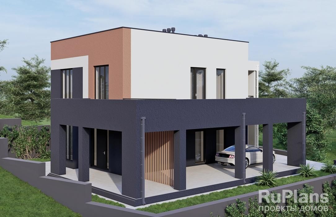 Двухэтажный дом с террасами, балконом и  четырьмя спальнями Rg6473 №3