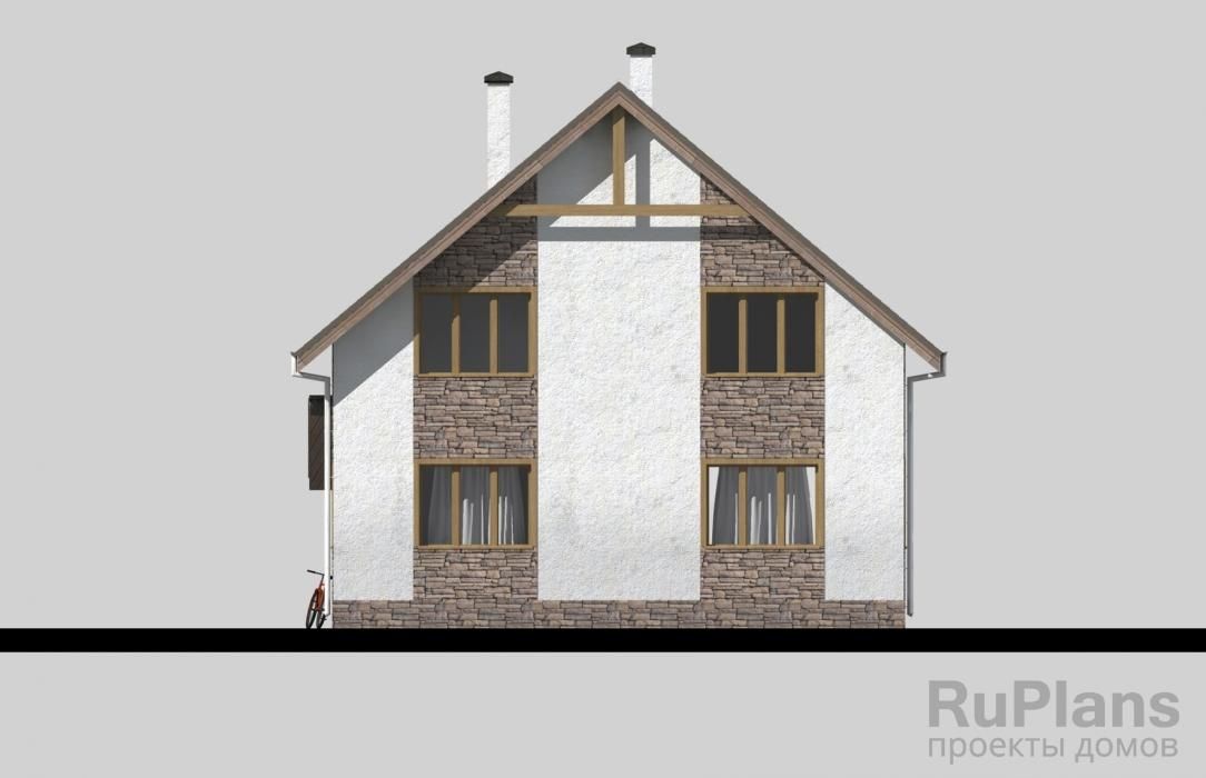 Аккуратный дом с мансардой Rg3842 №6 Аккуратный дом с мансардой Rg3842 №6