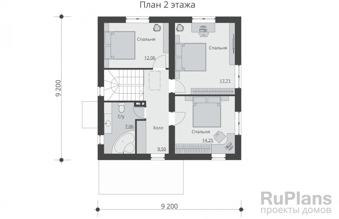 Двухэтажный дом Rg5322 №9