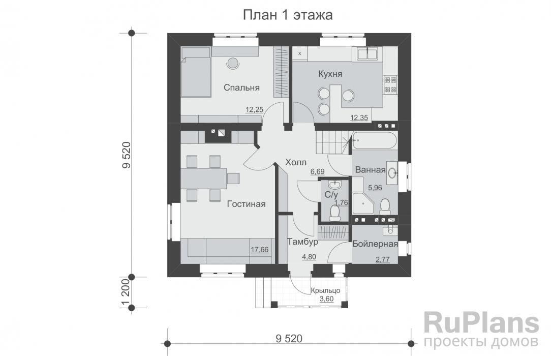 Двухэтажный дом Rg5246 №8