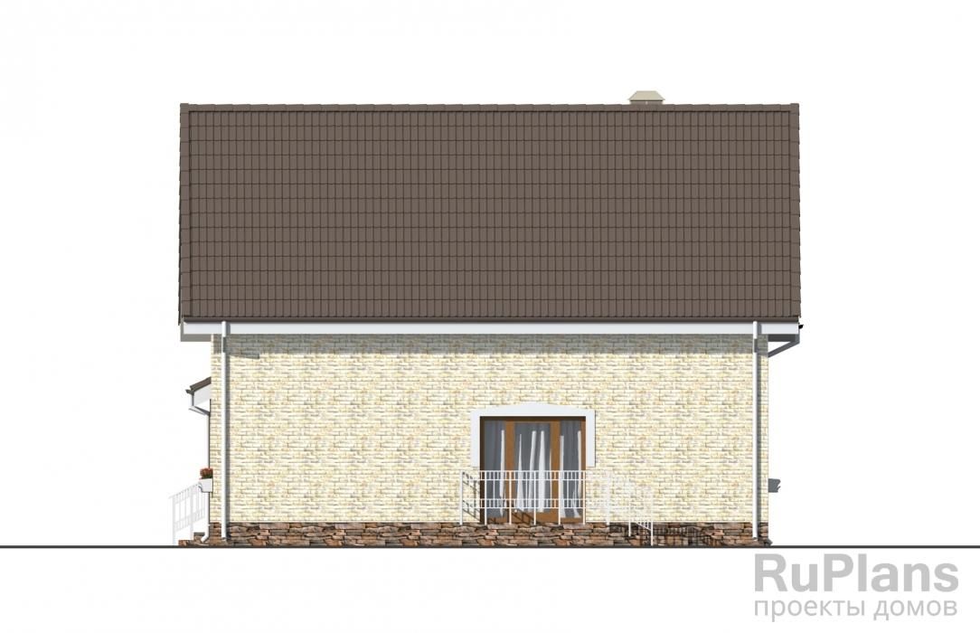 Дом с мансардой и террасой Rg3714 №5 Дом с мансардой и террасой Rg3714 №5
