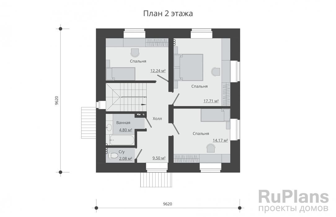 Двухэтажный дом Rg5275 №9