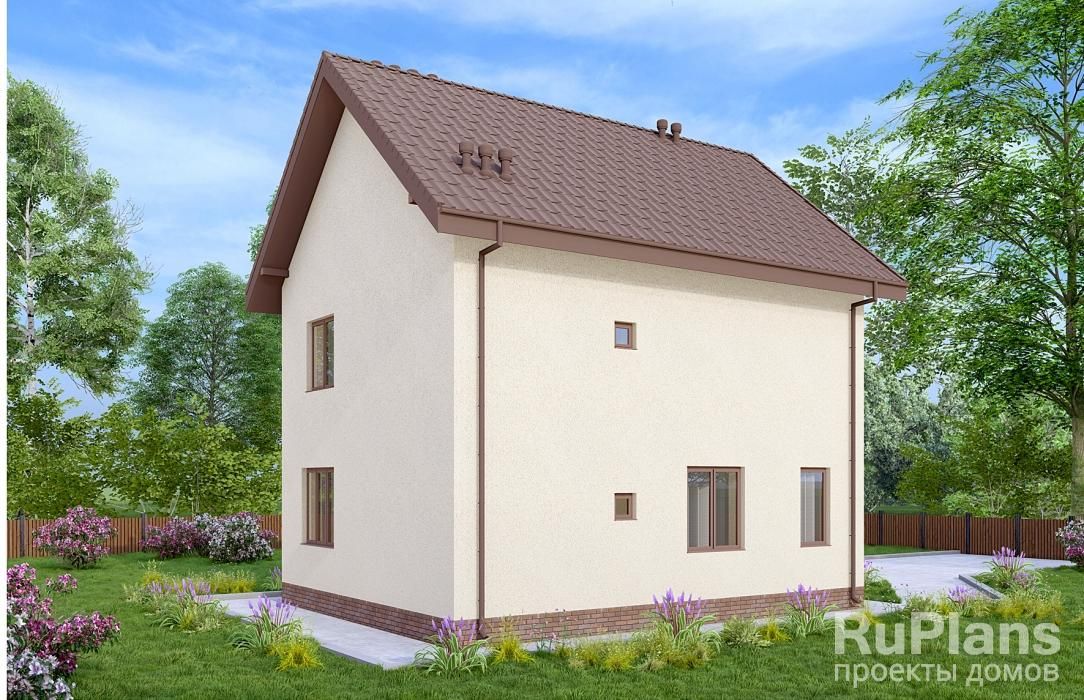 Двухэтажный дом с мансардой, террасой и четырьмя спальнями Rg6617 №2