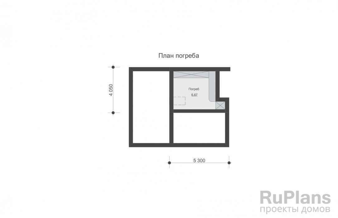 Двухэтажный дом с погребом Rg5746 №8