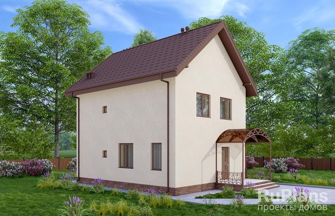 Двухэтажный дом с мансардой, террасой и четырьмя спальнями Rg6617 №3