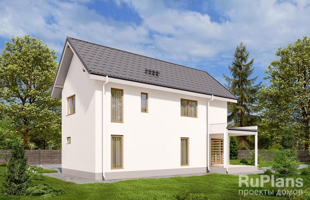 Двухэтажный дом с террасой Rg4879 №3