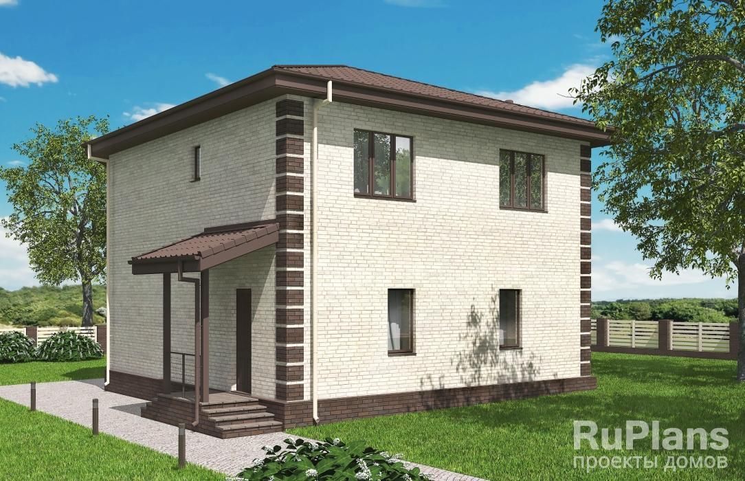 Двухэтажного дома с эркером Rg5854 №1