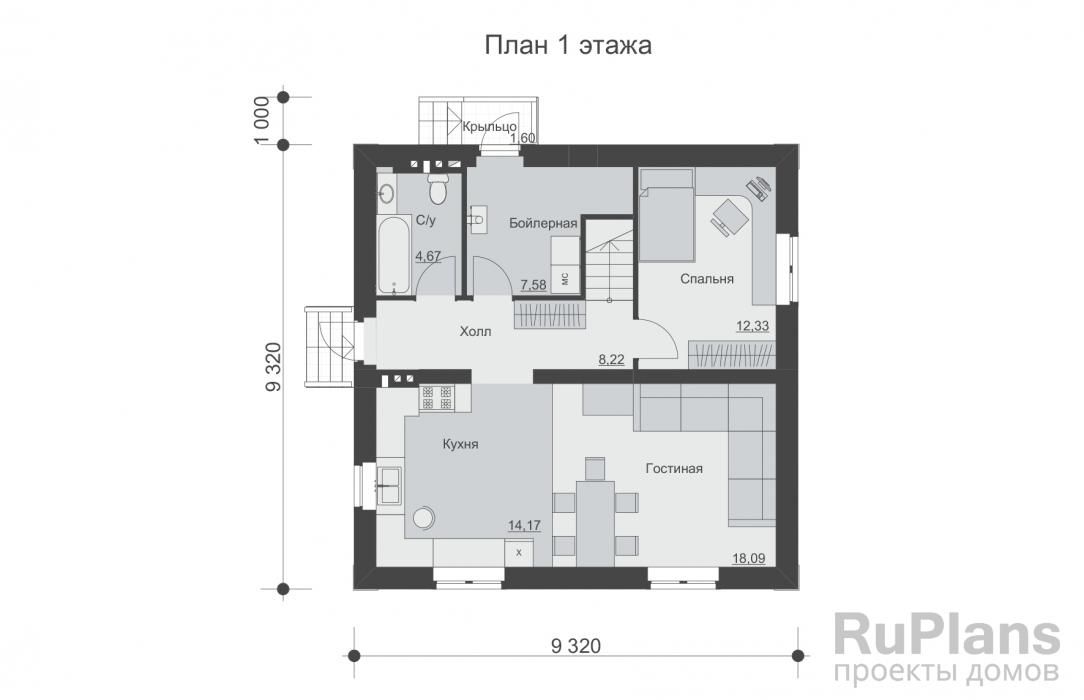 Двухэтажный дом Rg5281 №8