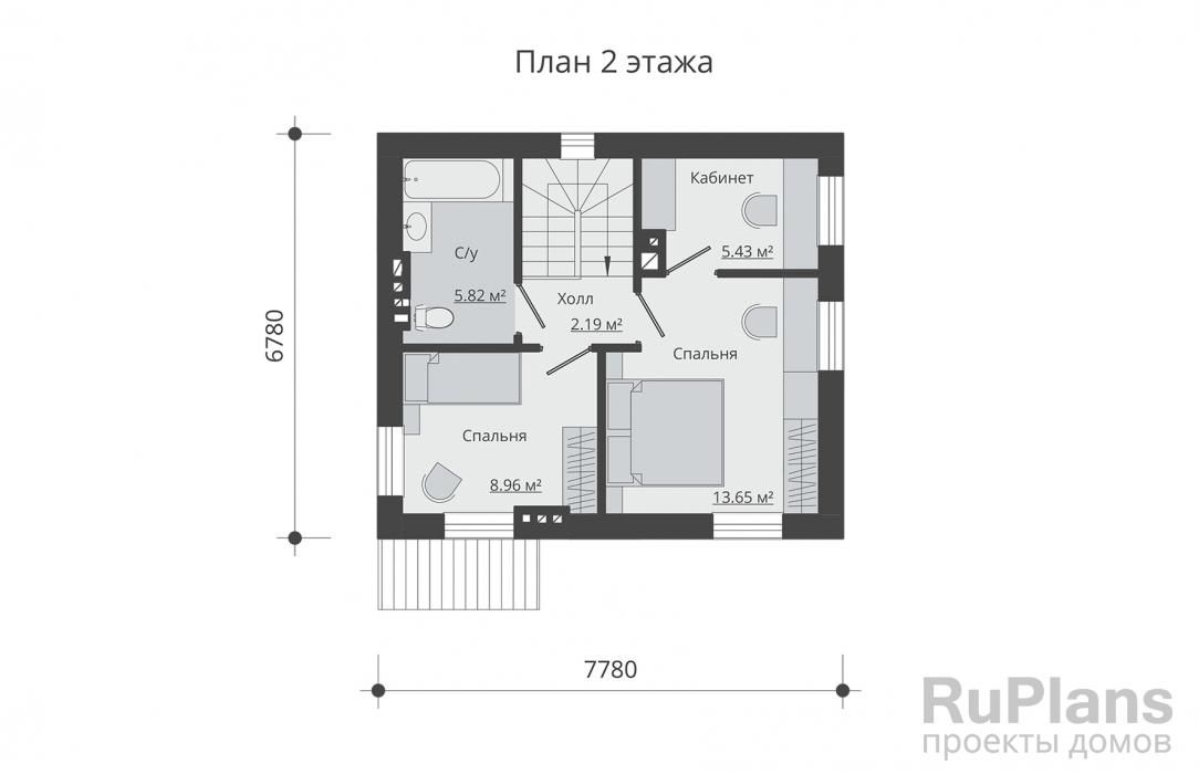 Двухэтажный дом Rg5336 №9